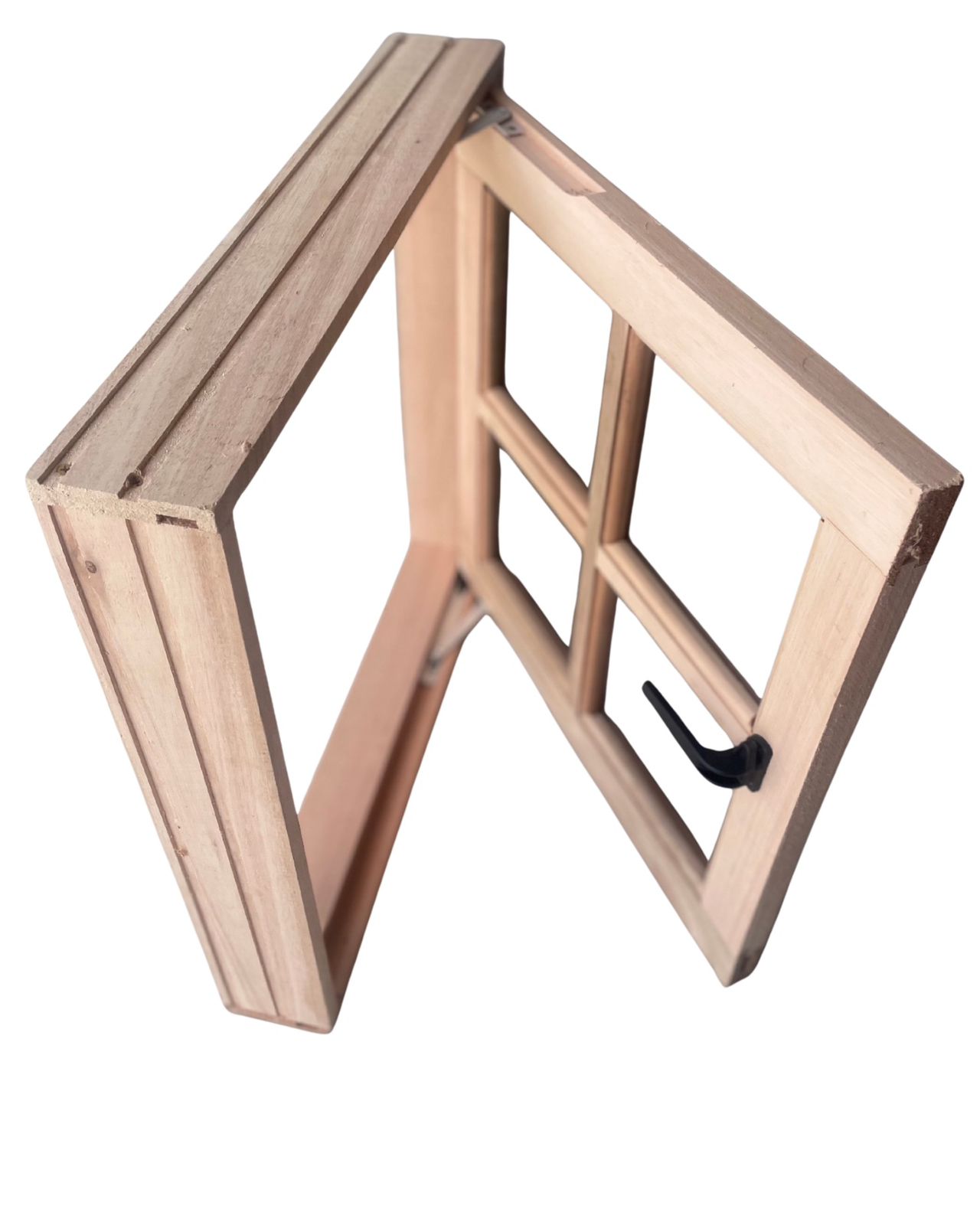 Janela Maxim Ar Quadrada Madeira 60x60 cm - Detalhe 2